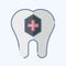 Icon Fluoride. related to Dentist symbol. doodle style. simple design editable. simple illustration