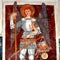 Icon in the fortified medieval church in Dirjiu, Transylvania