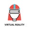 Icon of future technology - virtual reality