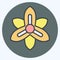 Icon Gladiolus. related to Flowers symbol. color mate style. simple design editable. simple illustration