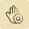 Icon Gratitude. related to Psychological symbol. glyph style. simple illustration. emotions, empathy, assistance