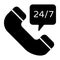 An icon of helpline, concept of customer support
