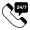 An icon of helpline, concept of customer support