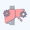 Icon Hepatitis. related to Hepatologist symbol. doodle style. simple design editable. simple illustration
