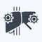 Icon Hepatitis. related to Hepatologist symbol. glyph style. simple design editable. simple illustration