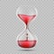 Icon hourglass with blood. World Blood Donor Day