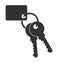 Icon of house keys or car keys. Vector illustration.