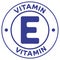 Icon illustration, Vitamin E. Ideal for catalogs, cosmetics and institutional