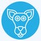 Icon Kangaroo. related to Animal symbol. blue eyes style. simple design editable. simple illustration