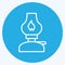 Icon Kerosene Lamp. suitable for House symbol. blue eyes style. simple design editable. design template vector. simple