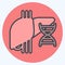 Icon Liver Cysts. related to Hepatologist symbol. color mate style. simple design editable. simple illustration