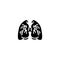 Icon. Lungs. illustration