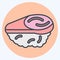 Icon Madai. related to Sushi symbol. color mate style. simple design editable. simple illustration