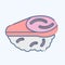 Icon Madai. related to Sushi symbol. doodle style. simple design editable. simple illustration