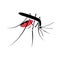 Icon mosquito, vector