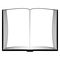 Icon open book, Mock up book white pages, vector concept image Bible, Quran