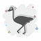 Icon Ostrich. related to Domestic Animals symbol. simple design editable. simple illustration
