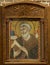 Icon painting of Saint Matthew the Apostle inside the Cavern Church known as Abu Serga in Coptic Christian Cairo, Egypt.