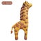 Icon of plasticine toy giraffe