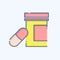Icon Prescription Drugs. related to Addiction Dictionary symbol. doodle style. simple design editable. simple illustration