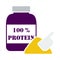 Icon Of Protein Conteiner