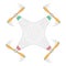 Icon quadrocopters. Drone UAV. UAV for aerial photography. Logo