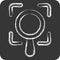 Icon Scope. related to Business Analysis symbol. chalk Style simple design editable. simple illustration