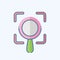 Icon Scope. related to Business Analysis symbol. doodle style simple design editable. simple illustration