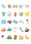 Icon set - Baby products