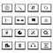 Icon set,computer icon,database icon,networking icon,big data icon,communication icon,