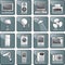 Icon set - home equipment