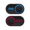 Icon set multi colored button in flat style.