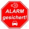 Icon shield for alarm