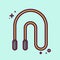 Icon Skipping Rope. related to Combat Sport symbol. MBE style. simple design editable. simple illustration.boxing