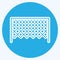 Icon Soccer Goal. related to Sports Equipment symbol. blue eyes style. simple design editable. simple illustration