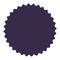 Icon of starburst, sunburst badge,label, sticker. Purple, lilac, violet color.