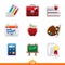 Icon sticker set - education