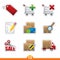 Icon sticker set - internet shopping