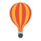 Icon symbol art design of air travel balloon.