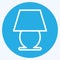 Icon Table Lamp - Blue Eyes Style - Simple illustration,Editable stroke