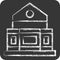 Icon Theatre. related to Theatre Gradient symbol. chalk Style. simple design editable. simple illustration