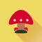 Icon three mushrooms toadstools