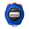 Icon of timer stopwatch in flat style.