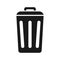 Icon trash gerbage recycle wastebasket graphic design single icon vector