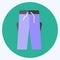 Icon Trousers. suitable for men accessories symbol. flat style. simple design editable. design template vector. simple symbol