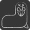 Icon Walrus. related to Alaska symbol. chalk Style. simple design editable. simple illustration