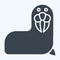 Icon Walrus. related to Alaska symbol. glyph style. simple design editable. simple illustration