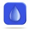 Icon of waterproof material.