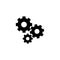 Icon for website design, interface and program. Sign setting, updating, loading, downlow, forward, and backward. Gear mechanism sy