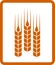 Icon with wheat ears